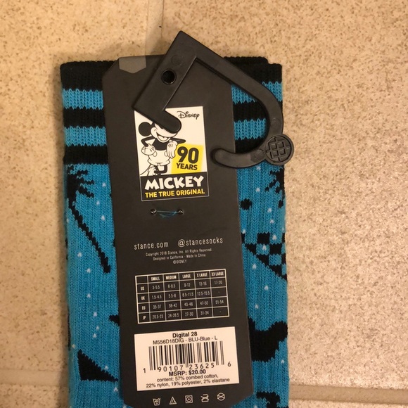Stance Disney Mickey Digital 28 socks NWT - Picture 4 of 5